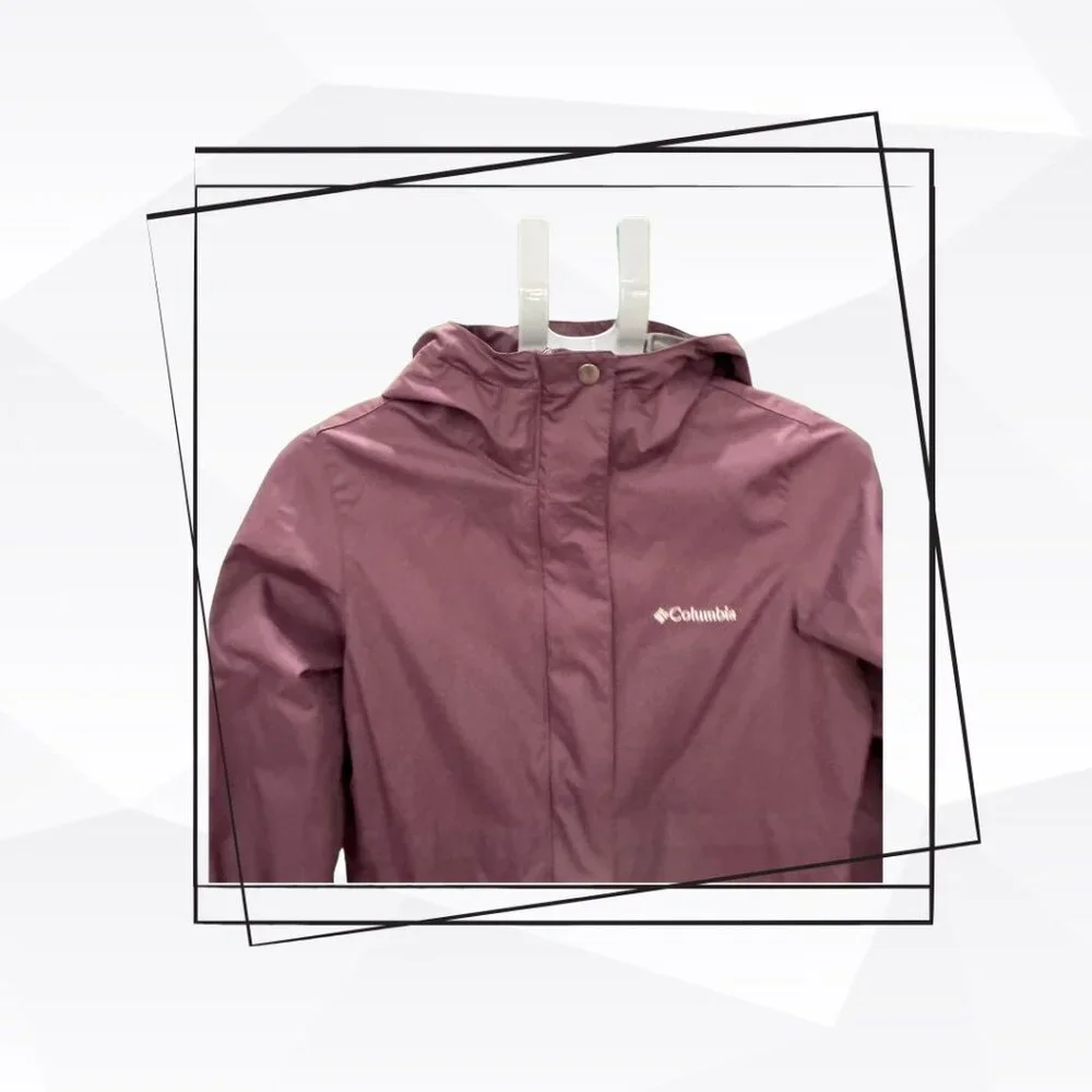 Columbia Womens Shine Struck II Waterproof Hooded Rain Jacket Size Small - Picture 3 of 13